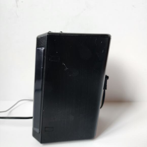 Black iHome iP40 Docking Alarm Clock Radio For iPhone iPod Lightning To 30 Prong - Picture 2 of 9